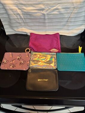Ipsy Cosmetic Bags Good Condition Used Lot of 5